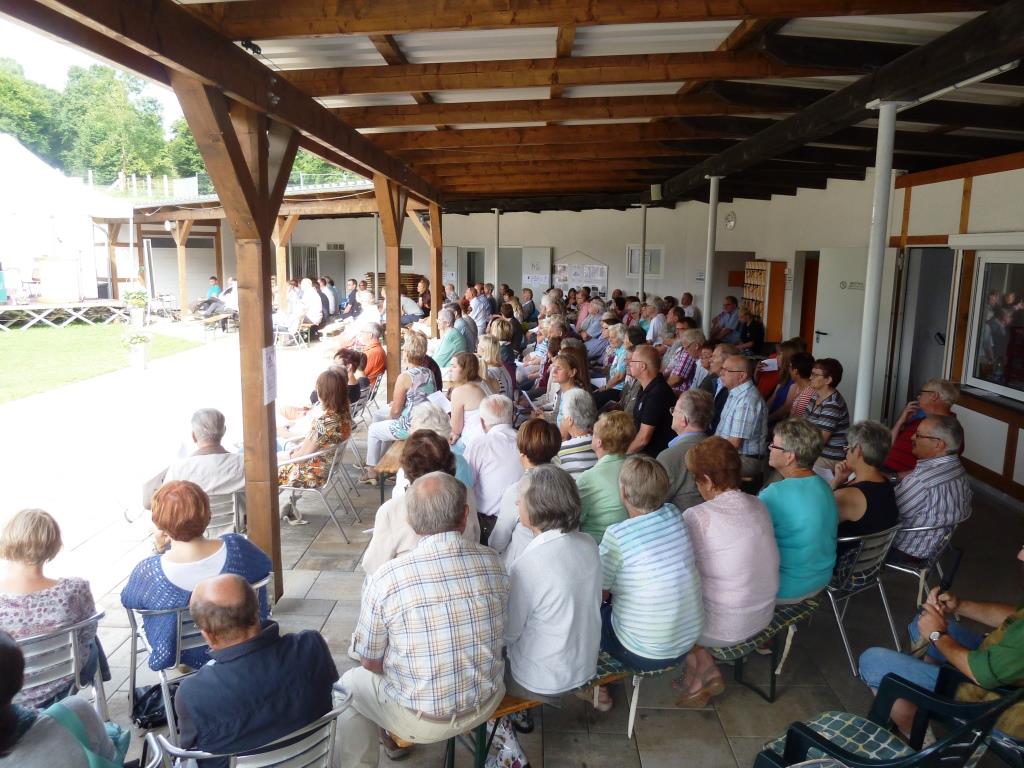 Teilnehmer Ökumenischer Gottesdienst beim Jubiläum Waldschwimmbad Oberscheld