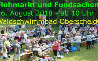 Flohmarkt und Fundsachen am 26. August