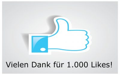1000 Likes für unsere facebook-Seite