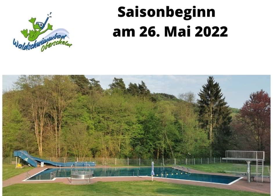 Saisonbeginn am 26. Mai 2022