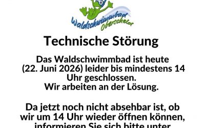 Technische Störung – 22. Juni 2026