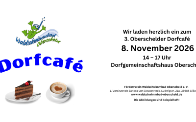 Dorfcafé am 8. November 2026